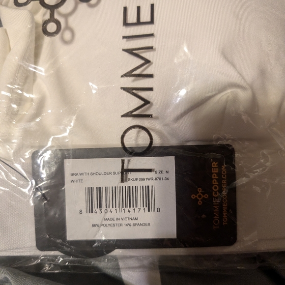 Tommie Copper Zip Up Shoulder Support Bra - Picture 4 of 4